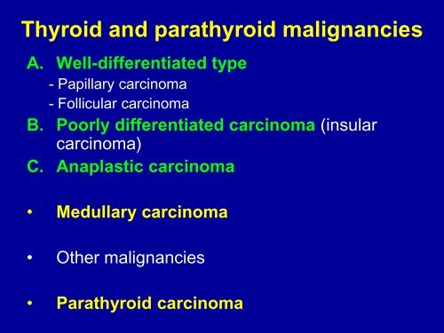 Pathology of Head and Neck Malignancies - Aroi.org