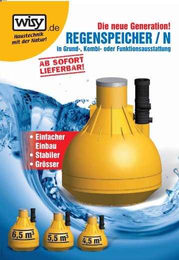 Produktinfo Wisy Regenspeicher