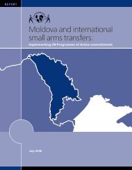 Moldova And International Small Arms Transfers - Saferworld