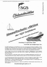 Umweltschutz geht jeden an !!! - SGS Ostfildern eV