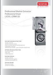 Lavamac Washer +Dryer LSC 65,LDR - Laundry Equipment