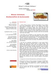 Wiener Schnitzel, Bratkartoffeln & Gurkensalat - zethmeyer.de