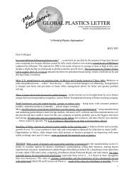 A World - The Global Plastics Letter