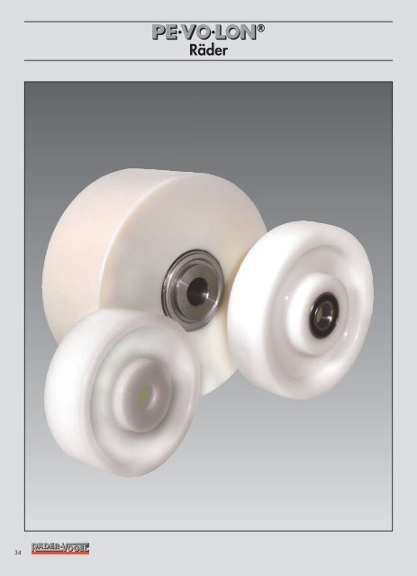 PEVOLON® wheels and castors from our main ... - Räder-Vogel