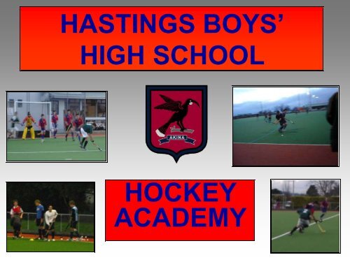 Hockey Academy Booklet - Hastings Boys' High School