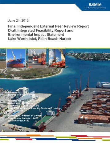 Lake Worth Inlet, Palm Beach Harbor, Feasibility Study