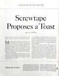 The Screwtape Proposes A Toast - The Saturday Evening Post