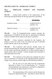 Standard Specification of Road and Bridge Construction 2005 - DTOP