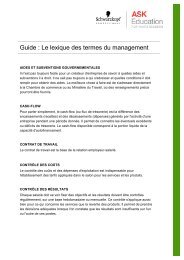 Guide : Le lexique des termes du management