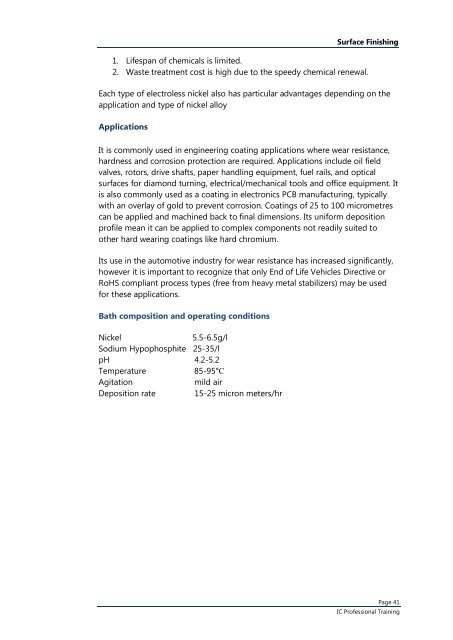 Surface Finishing - The Hong Kong Polytechnic University