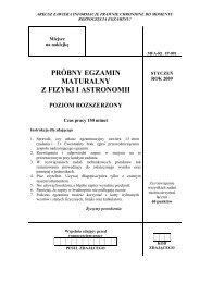 Poziom rozszerzony - dlaStudenta.pl