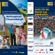 Weltcuptrail ChuenisbÃ¤rgli - FIS Ski World Cup Adelboden