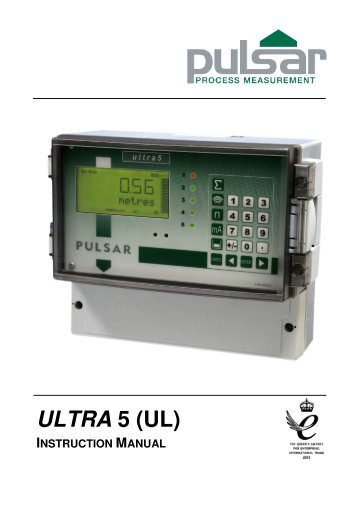 UL manual - Pulsar Process Measurement