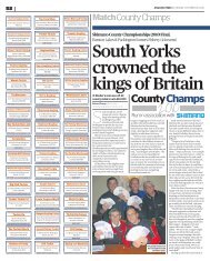 South Yorks crowned the kings of Britain County ... - Maver Match