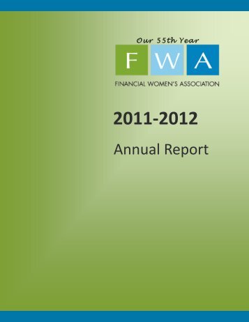 2011-12 Annual Report - Financial Women's Association