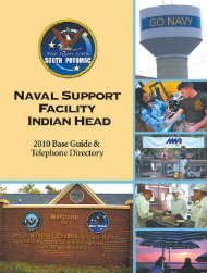 About Naval Support Facility Indian Head - DCMilitary.com