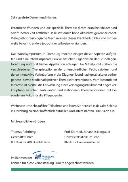 Wundsymposium 2012 - REHA aktiv 2000 GmbH