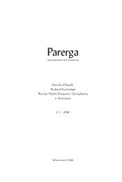 Medical informatics ethics – subject and major issues - Parerga