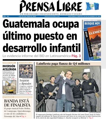 BANDA ESTÃ DE FINALISTA - Prensa Libre