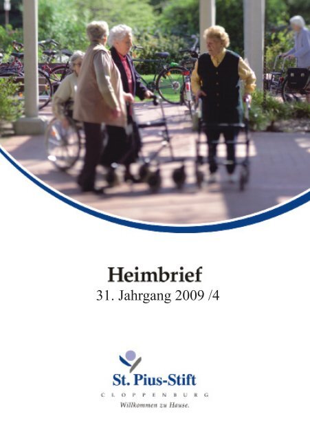Heimbrief - St. Pius-Stift Cloppenburg