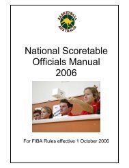 Scoretable Manual PDF - Basketball SA