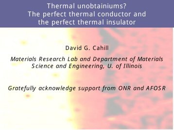 The perfect thermal conductor and the perfect thermal insulator