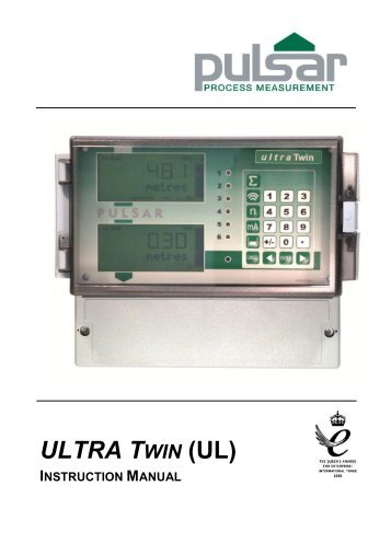 UL manual - Pulsar Process Measurement