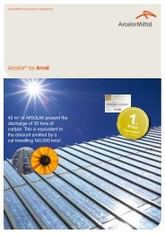 Arsolar® by Arval - ArcelorMittal Construction International