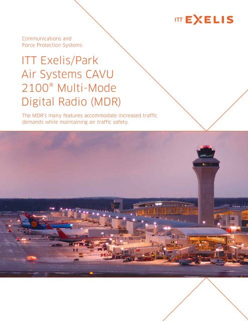 ITT Exelis/Park Air Systems CAVU 2100 Multi-Mode Digital Radio ...