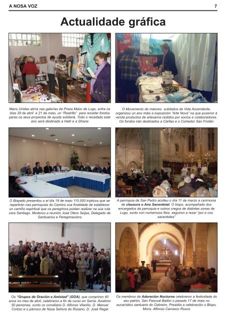 Maio_2010:Especial A Nosa Voz.qxd - DiÃ³cesis de Lugo