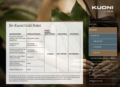 Kuoni Partnership-Marketing (iPad optimiert) deutsch - Kuoni Reisen