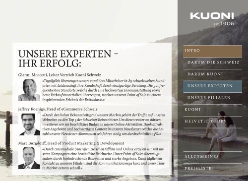 Kuoni Partnership-Marketing (iPad optimiert) deutsch - Kuoni Reisen