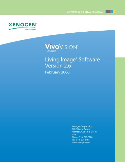 Xenogen IVIS-200 user manual