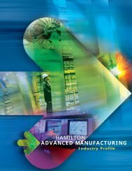 Advanced Manufacturing - Hamilton Economic Development