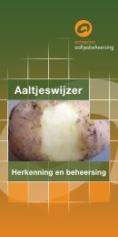 Aaltjeswijzer : herkenning en beheersing - Kennisakker.nl