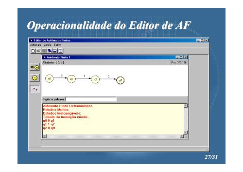 Editor de AutÃ´matos Finitos - Projeto Pesquisa