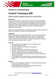 Castrol Transaqua DW Data Sheet - ER Trading AS