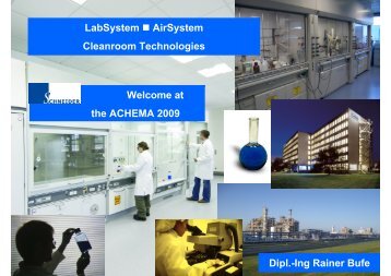 AirSystem LabSystem Clean room