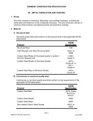 Construction Specification 81—Metal Fabrication and Installation