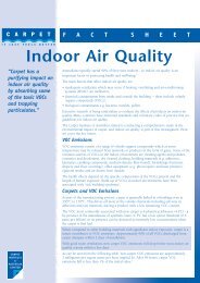 Indoor air quality - Carpet Institute of Australia