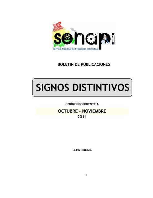 SIGNOS DISTINTIVOS - Servicio Nacional de Propiedad Intelectual