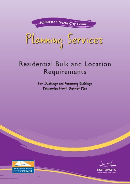 Residential Bulk and Location Requirements - Palmerston North ...