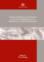 Clinical Guidelines and Procedures for the Use of Naltrexone in the ...