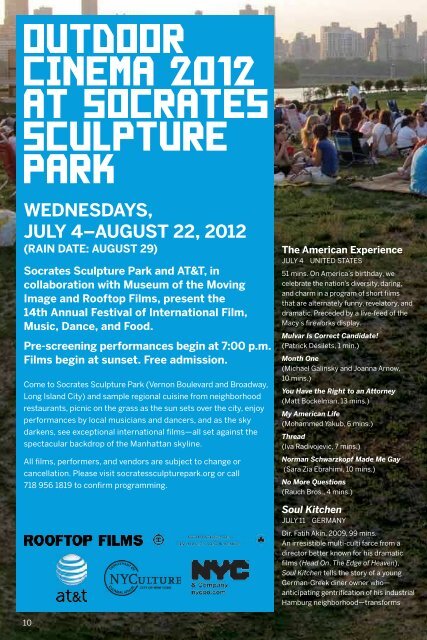 july 4-September 30, 2012 - Museum of the Moving Image