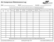 compressor log:Layout 1.qxd - Industrial Air Power