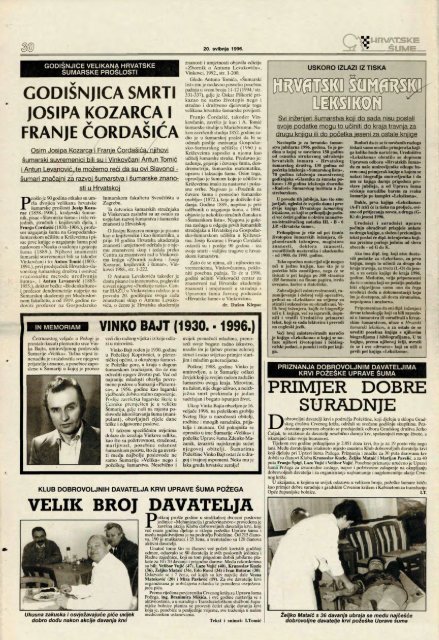 HRVATSKE ŠUME 57-58 (20.5.1996.)