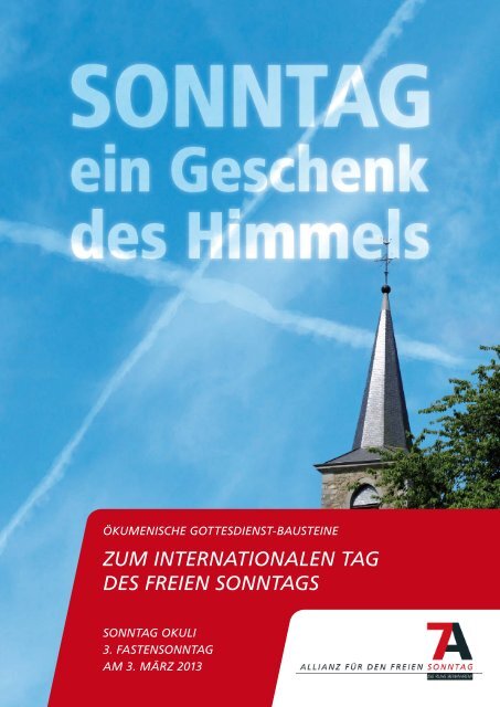 ein Geschenk des Himmels - Allianz fÃ¼r den freien Sonntag