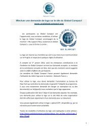 Saint-Gobain - Le Pacte Mondial