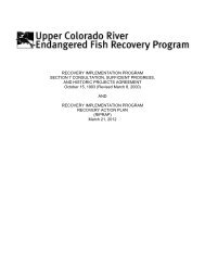 riprap - Upper Colorado River Endangered Fish Recovery Program