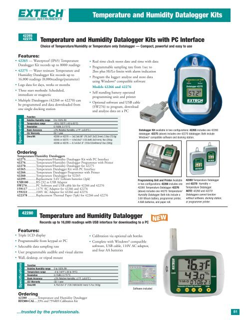 Extech Catalog PDF